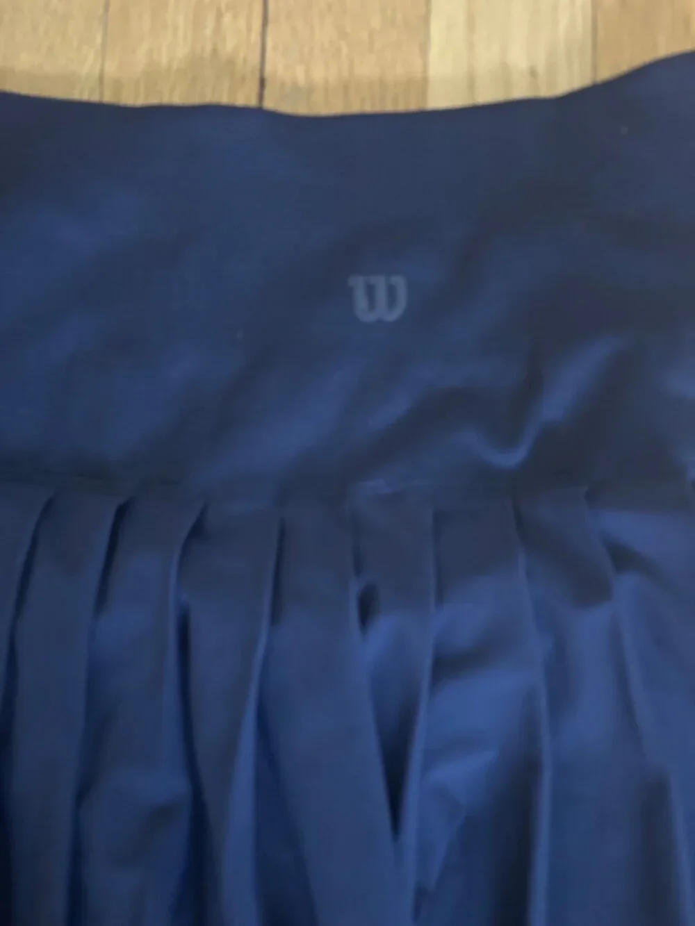 Wilson Women's Classic Navy Pleated Midtown Tennis Skirt Size M - Picture 7 of 11